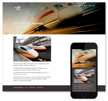 Create your campaign site